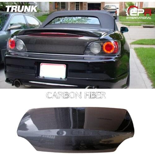 Car Styling for Honda S2000 S2K AP1 AP2 OEM Style Carbon Fiber Rear Trunk Boot Lid Body Kit