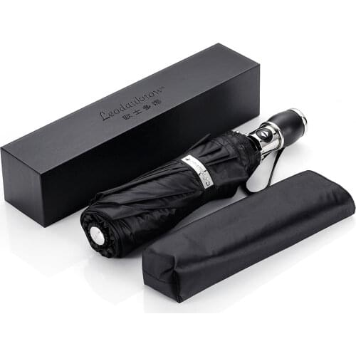 Large Windproof Umbrella Automatic Folding Umbrella Solid Color Men Business Ten Bones Sun Rain Umbrellas Paraguas Gift SY412