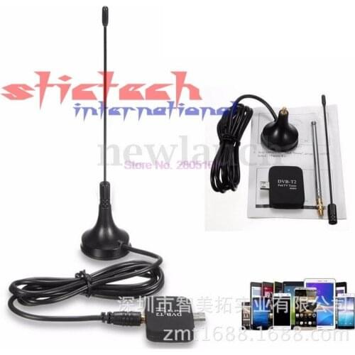 By dhl or ems 10 sets DVB-T2 Receptor Micro USB Tuner Mobile TV Receiver Stick For Android Tablet Pad 2016 Top Quality