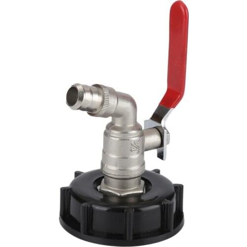 IBC Ton Barrel Valve Fitting Stainless Steel 2 "to 1/2" Tank Adapter For Brass Faucet Assembly Valve Spare Parts Household Tool