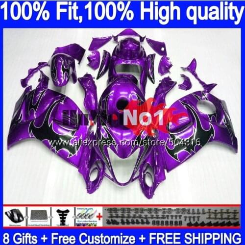 Injection For SUZUKI Hayabusa GSXR 1300 GSXR-1300 29MC.102 Purple Gloss GSXR1300 2008 2009 2010 2011 2012 08 09 10 11 12 Fairing