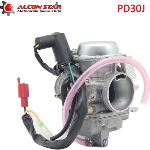 Alconstar-30mm Motorcycle Carburetor PD30J for 250cc Water Cooling Scooter ATV UTV Carb QUAD Go Kart CF250 CH250 CN250 GY6