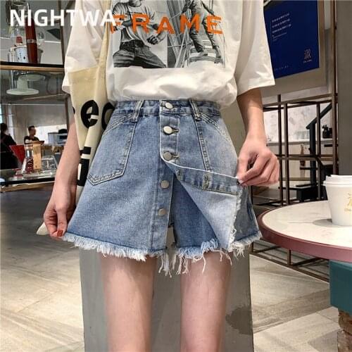 Женские джинсовые шорты NIGHTWA China At AliExpress