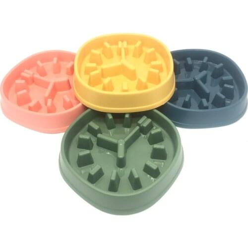 More Style Dog New Bowl Anti Choke Dog Feeding Food Bowls Puppy Slow Eating Dog Bowls Feeder Dish Pet Bowl Pet Supplies