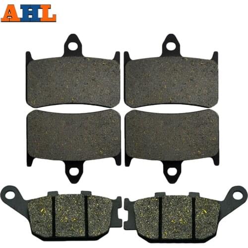 Motorcycle Front and Rear Brake Pads For HONDA VTR1000F VTR1000 F Super Hawk 1998-2005 CBR900RR Fireblade Brake Disc Pad Kit
