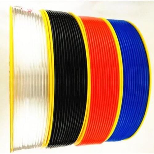 Pneumatic Air Hose Tube OD 6MM ID 4MM Plastic Flexible Pipe PU 6*4 Polyurethane Tubing PU0604 6X4 MM