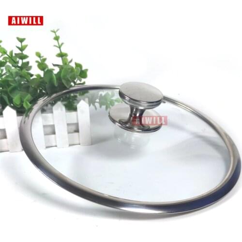 AIWILL 304 Stainless Steel Pan Lid Applicable 28cm/30cm fry pan