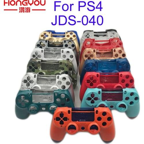 Replacement Full shell and buttons mod kit For jds 040 DualShock 4 PlayStation 4 PS4 Pro Slim Controller Housing Cover Case