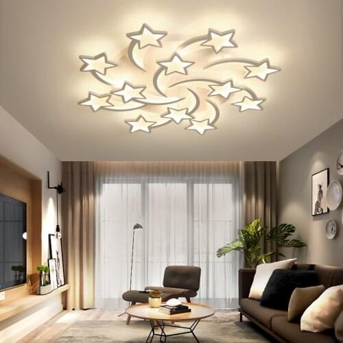 Creative star LED modern ceiling light Living room dining room bedroom study aisle ceiling lamp Commercial & office lighting