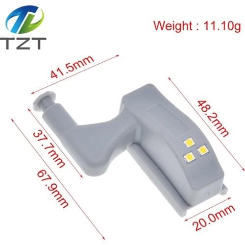 Universal Inner Hinge Led Sensor Lamp 0.3w Cabinet Wardrobe Cupboard Door 3 Leds Night Light Auto Switch On/off Bulb