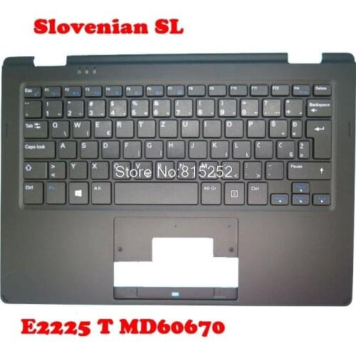 Laptop PalmRest&keyboard For MEDION AKOYA E2225 T MD60670 MD60669 MD60738 MD60711 MD60737 With Slovenian SL/Spanish SP keyboard
