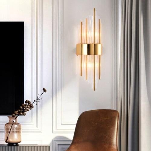 Vintage bathroom light iron living room bedroom aisle bedroom lamp wall lights for home