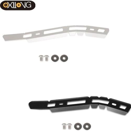 Motorcycle Exhaust Muffler Pipe Leg Protector Heat Shield Cover with Clamps For KAWASAKI KLR650 2015 2016 2017 2018 2019 2020