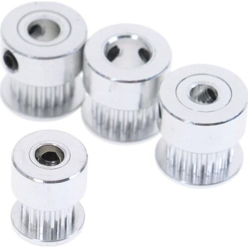2pcs GT2 Timing Pulley 16 20 Tooth Wheel Bore 5mm 8mm Aluminum Gear Teeth Width 6mm Parts For Reprap 3D Printers Part