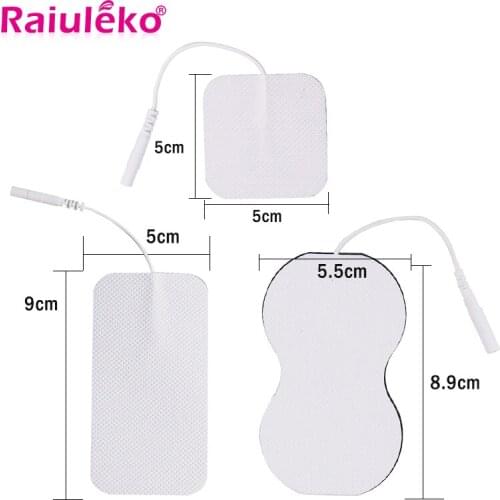 10/20pcs Tens EMS Acupuncture Body Massager Digital Therapy Machine Square Self Replacement Electrode Pads/patches Non-woven