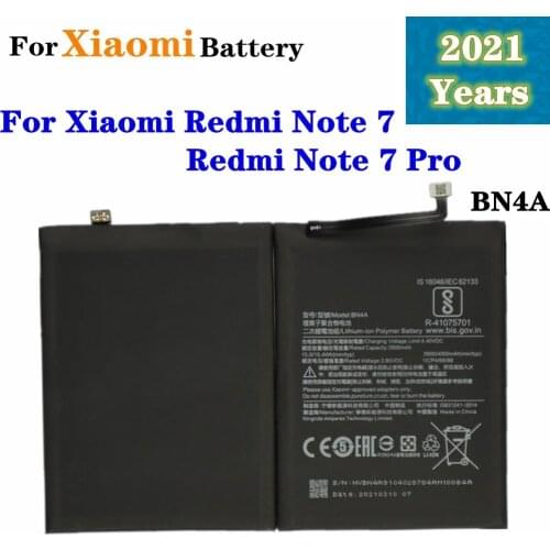 2021 4000mAh BN4A Replacement Battery For Xiaomi Redmi Note7 Note 7 Pro M1901F7C Battery High Quality Mobile Phone Batteries
