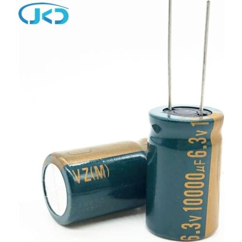 5pcs/lot 6.3V 10000UF 16*25mm high frequency low impedance aluminum electrolytic capacitor 10000uf 6.3v 20