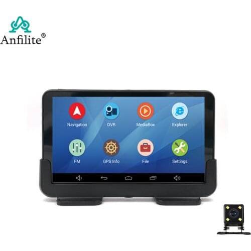 Anfilite 7 Inch dash cam FHD 1080P android DVR GPS Navigation car camera video recorder wifi Capacitive screen 768MB 16GB GPS