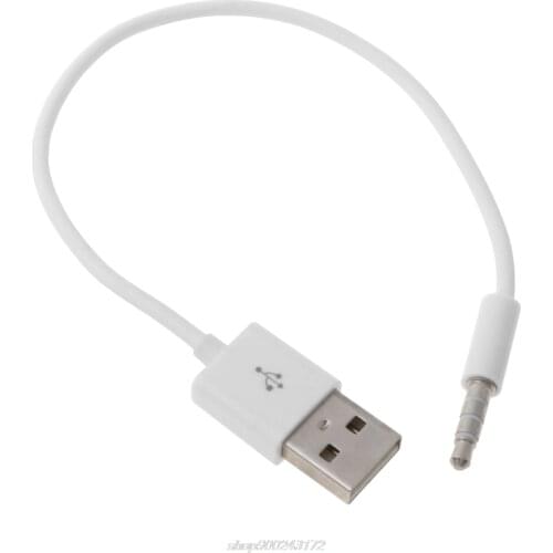 USB 3.5mm Data Sync Charging Cable Adapter for Apple iPod Shuffle 2nd Jy8 21 Dropship