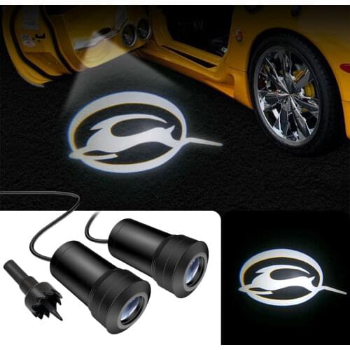 AEING 2pcs Ghost Shadow Logo welcome Car White LED Door Light Laser Courtesy Slide Projector logo Emblem light For CHEVY IMPALA