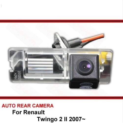 For Renault Twingo 2 / Twingo II 2007 - 2017 Night Vision Rear View Camera Reversing Camera Car Back up Camera HD CCD Wide Angle