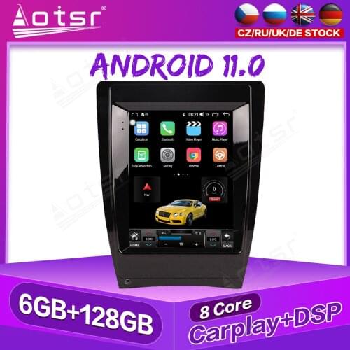 Android 11 Car GPS Navigation For Audi A3 2008-2012 Auto Stereo Multimedia Radio Video Player Carplay Tape Headunit DSP 4G LTE