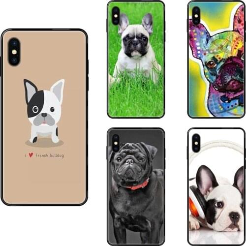 Cartoon Cute Love French Bulldog Pattern Best Quality For Huawei Honor 20 20I 20S 10 10I 6A 7A 7X 8C 8X 9 9A 9I 9X Lite Pro Tpu