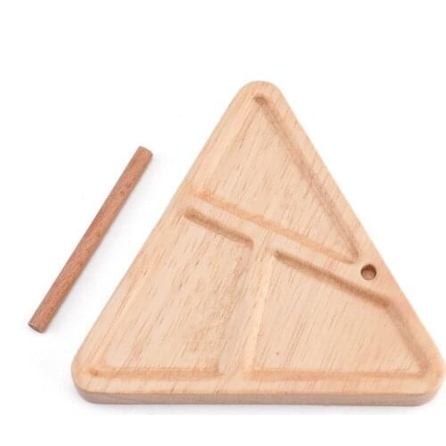 Wooden Weaving Beading Loom Kit DIY For Jewelry Making Supplies Handmade bead knitting tool set Beading Tray Triangle Round