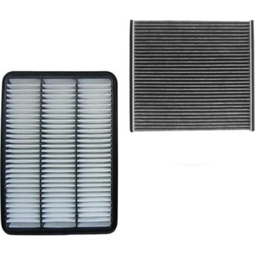Air Conditioning Air Filter 2 pcs set Filter 17801-50040/30040 87139-50060 For Toyota PRADO 2700 4000 2.7 3.5 4.0 Car Accessoris