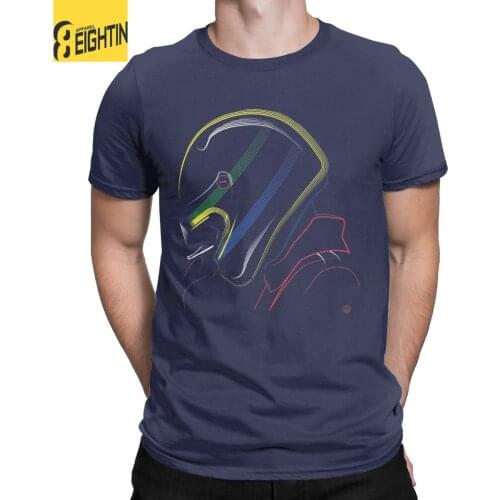 Men Ayrton Senna Helmet T Shirt 100% Cotton Clothing Unique Short Sleeve Round Collar Tees Graphic T-Shirt