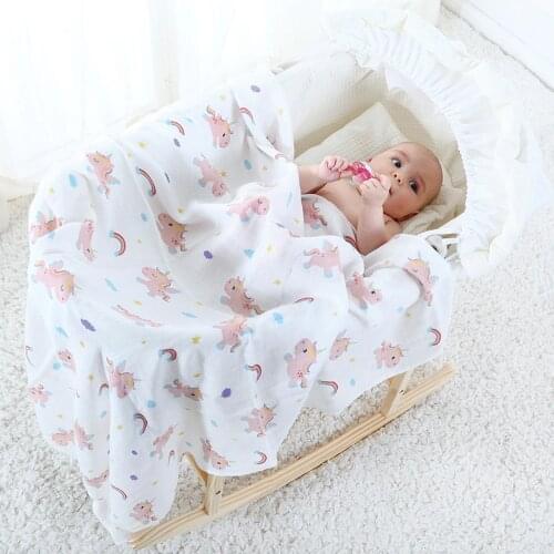 Cotton Bamboo Baby Blanket Super Soft Muslin Diaper for Newborns 120x120 Kids Swaddle Wrap Children Bath Towel Photography Props