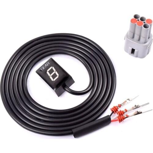 Motorcycle Gear Indicator for Suzuki GSXR750 GSX-R 750 GSXR GSX 2004 2005 Moto 1-6 Level LCD Digital Meter Motorbike Fixed Ring