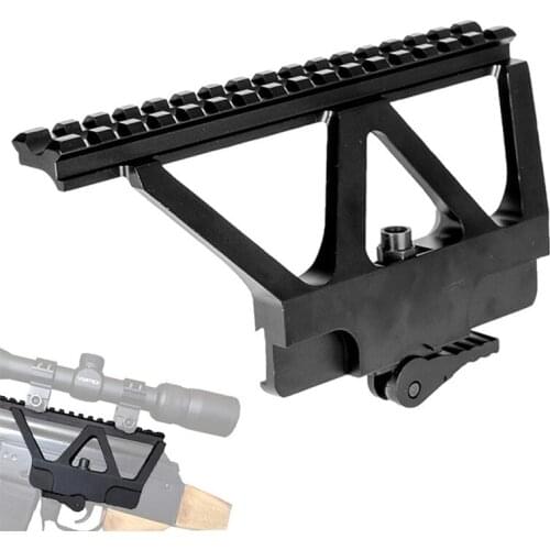 Red Dot Scope Mount for Standard Side Rail Models 47 74 Tactical CNC Quick Detach Side Rail Red Dot Scope Mount Picatinny for AK