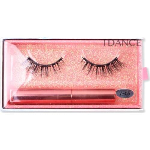 Wholesale 5 Sets/Lot Magnetic Eyelash Magnetic Liquid Eyeliner Set False Eyelashes Waterproof Long Lasting Eyelashes Extension