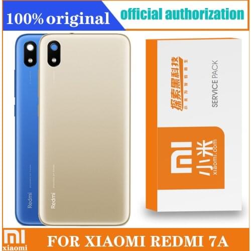 Original Back Housing Replacement for Xiaomi Redmi 7A Back Cover Battery Rear Door Housing Case with adhesive Sticker