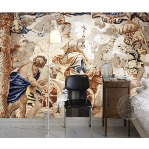 Custom 3d wallpaper European - style religious space painting background wall mural 3d wallpaper