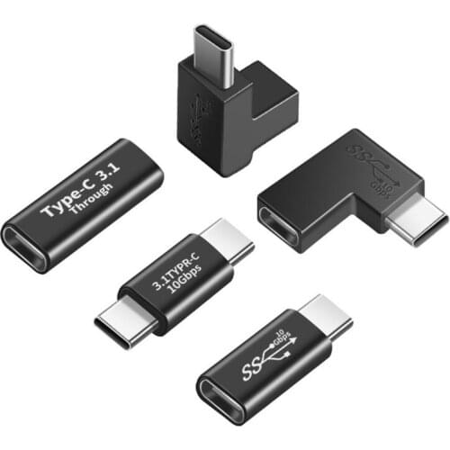 Practical Fast Transmission Metal Compatible with Type C Male and Female Series Adapter Convenient Converter