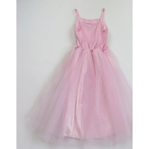 Mesh Dress Outfit with Wings Kid Girls Pink Neverland Fairy Costume Children Tinkle Cosplay Suit Birthday Party Long Cute Dance