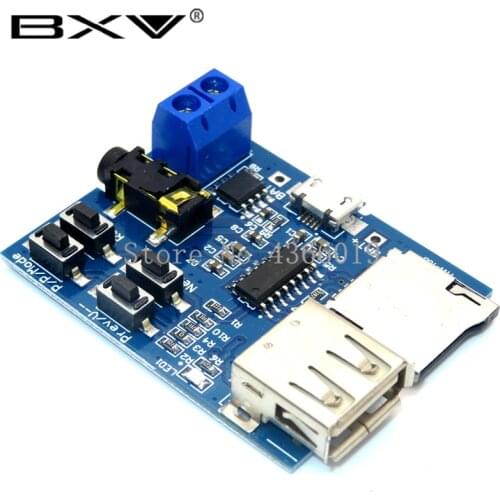 TF card U disk MP3 Format decoder board module amplifier decoding audio Player
