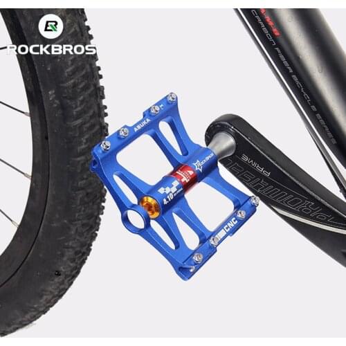 ROCKBROS Bearings Bicycle Pedal Anti-slip Ultralight MTB Mountain Bike Pedal Sealed Aluminium Alloy Bicicleta Bike Pedals