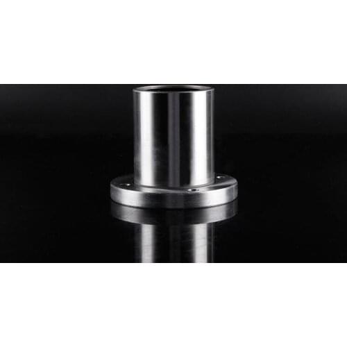 100pcs/lot LMF16UU 16mm Round Flange type linear ball bearings bush bushing LMF16 16x28x37mm