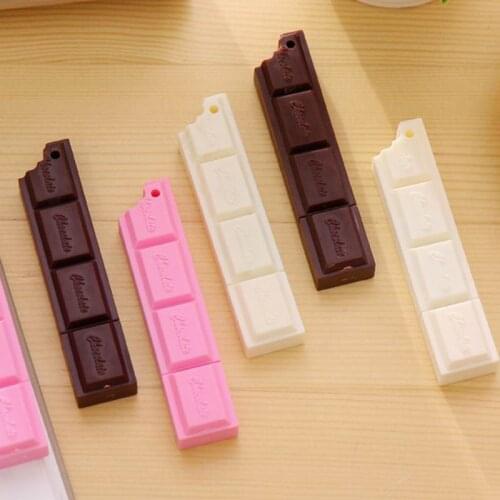 200 PCS Cute ballpoint pen simulation chocolate creative pen personalized advertising gift pen prize stationery Black Ink