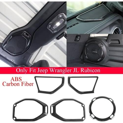 ABS A-pillar &Roof Trunk Speaker Cover ForJee Wrangler JL Rubicon 2018
