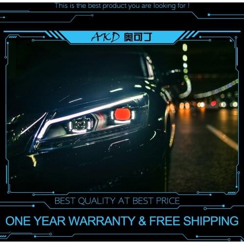 AKD tuning cars Headlight For Honda Accord G8 2008-2013 Headlights LED DRL Running lights Bi-Xenon Beam Fog lights angel eyes
