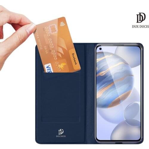 For Huawei Honor 30 DUX DUCIS Skin Pro Series Flip Cover Luxury Leather Wallet Case Full Good Protection Steady Stand