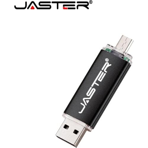 JASTER Double Use Android OTG USB Flash Drive Pen Drive 004gb 008gb 016gb 032gb USB 2.0 Pendrive Flash Drive Micro USB Stick