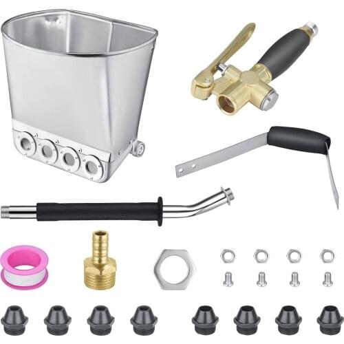 2000W Efficient Concrete Spraying Machine Cement Mortar Spray Gun Mortar Sprayer For Home Decor And DIY Construction Painting