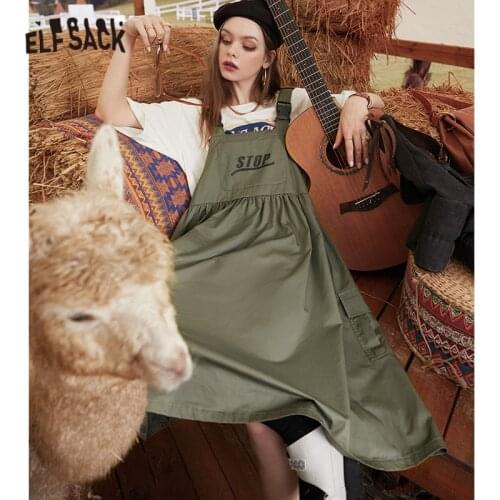 ELF SACK Sleeveless Summer Dresses