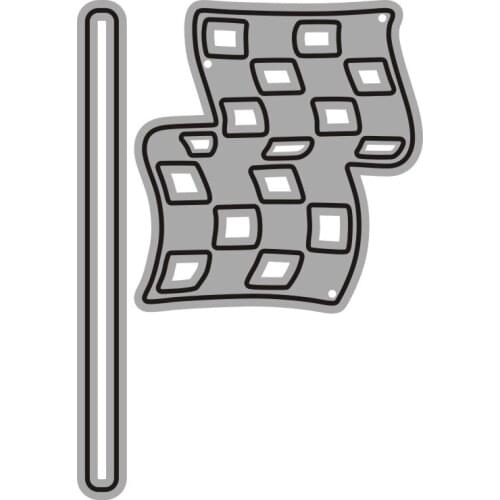 JMCRAFT 2021 New Flag Decoration Metal Cutting Dies Scrapbooking Stencil Cut Die DIY Card Crafts Handmade