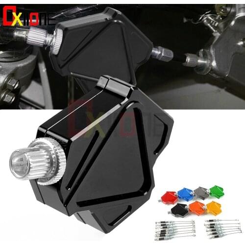 Motorcycle Aluminum Motocross Easy Pull Cable System For YAMAHA TDM900 TBM850 XJ6 NS XJ 600S 900 S DIVERSION R6S EUROPE VERSION